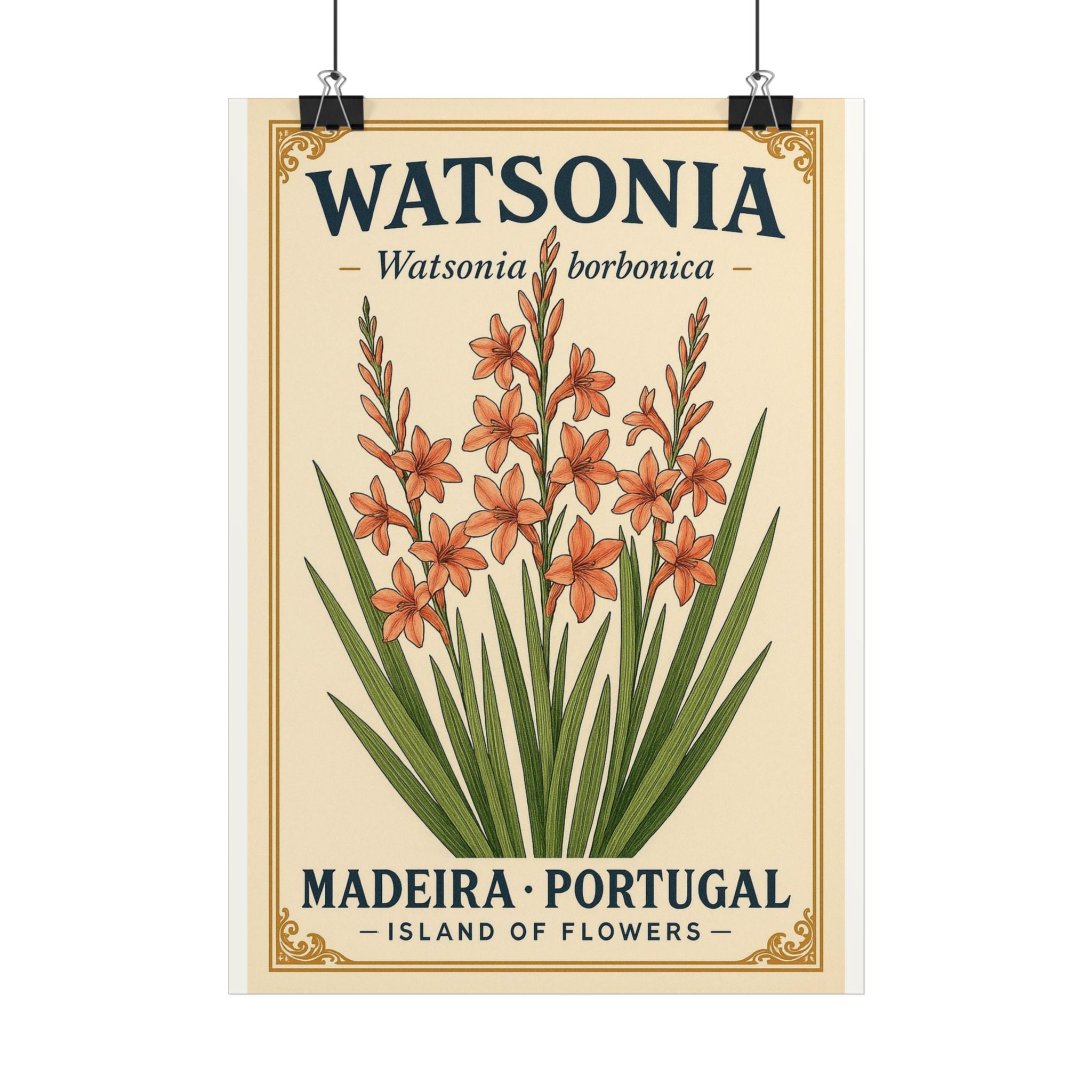 Watsonia — Island of Flowers Print