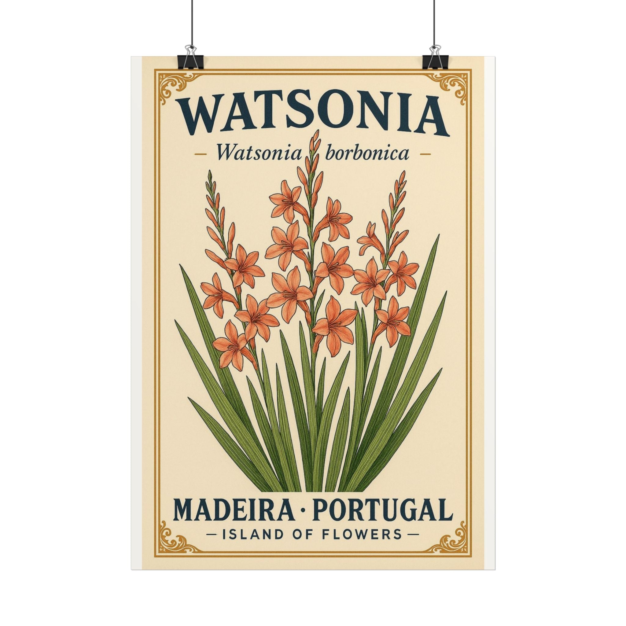 Watsonia — Island of Flowers Print